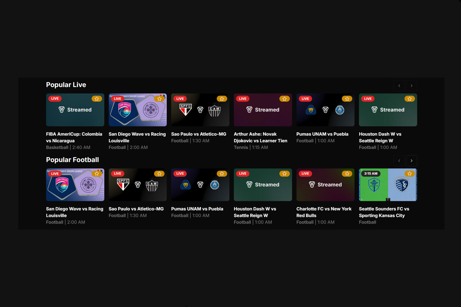 Live Sports Addon